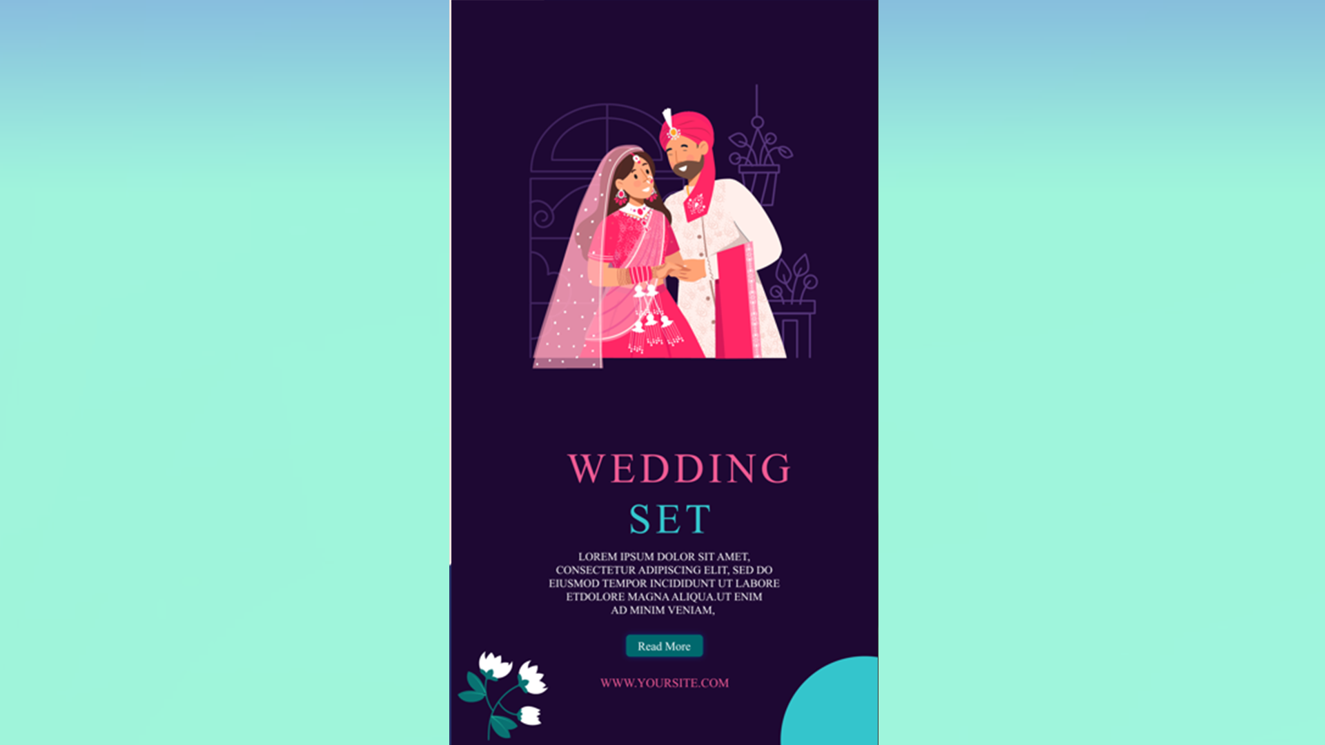 Beautiful Free Wedding Invitation