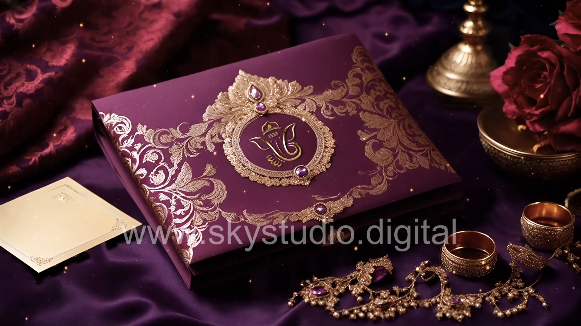 3d indian wedding invitation video templates