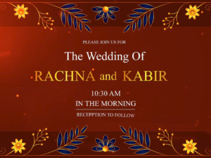 Indian Hindu Wedding Invitation Videos